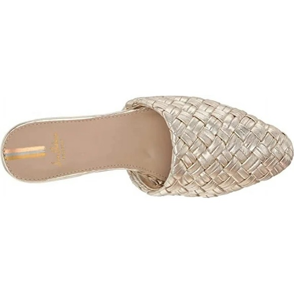 Sam Edelman Silver Woven Mules - Picture 2 of 5